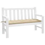 Pernă bancă de grădină, bej, 120x50x7 cm, material oxford GartenMobel Dekor