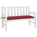Pernă bancă de grădină, roșu vin, 120x50x7 cm, textil oxford GartenMobel Dekor
