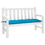 Pernă de bancă, albastru deschis, 120x50x7 cm, material oxford GartenMobel Dekor