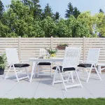 Perne de scaun, 4 buc., antracit, 50x50x7 cm, textil oxford GartenMobel Dekor