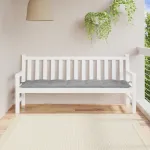 Pernă bancă de grădină, gri, 180x50x7 cm, material oxford GartenMobel Dekor