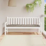 Pernă bancă de grădină, taupe, 180x50x7 cm, material oxford GartenMobel Dekor