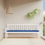 Pernă de bancă de grădină, albastru, 200x50x7 cm, textil oxford GartenMobel Dekor