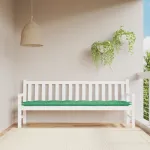 Pernă de bancă de grădină, verde, 200x50x7 cm, textil oxford GartenMobel Dekor