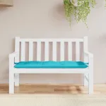Pernă pentru bancă de grădină, turcoaz, 120x50x7 cm, textil GartenMobel Dekor