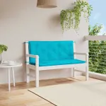 Perne bancă de grădină, 2 buc., 120x50x7cm turcoaz, oxford GartenMobel Dekor
