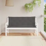 Perne bancă de grădină 2 buc., antracit, țesătură oxford GartenMobel Dekor