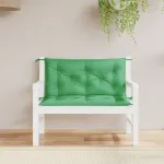 Perne bancă de grădină 2buc., verde,100x50x7cm, țesătură oxford GartenMobel Dekor