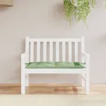 Pernă pentru bancă grădină, model frunze, 110x50x7 cm, textil GartenMobel Dekor