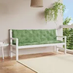 Perne bancă de grădină, 2 buc., model frunze, țesătură oxford GartenMobel Dekor