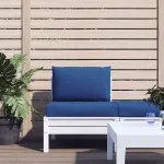 Perne pentru canapea din paleți, 2 buc., albastru, textil GartenMobel Dekor