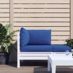Perne pentru canapea din paleți, 3 buc., albastru, textil GartenMobel Dekor
