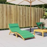 Pernă de șezlong, verde, 180x60x4 cm, textil Oxford GartenMobel Dekor