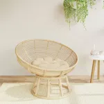 Pernă rotundă bej, Ø 60 x11 cm, țesătură Oxford GartenMobel Dekor