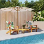 Perne pentru scaun Adirondack, 2 buc, multicolor, textil oxford GartenMobel Dekor