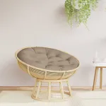 Pernă rotundă gri taupe, Ø 100 x11 cm, țesătură Oxford GartenMobel Dekor
