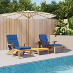 Perne de scaun pentru terasă, 2 buc, albastru, țesătură Oxford GartenMobel Dekor