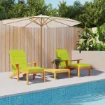 Perne scaun de terasă, 2 buc, verde deschis, țesătură Oxford GartenMobel Dekor