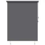 Rulou textil Dungi Antracit 200 x 250 cm Țesătură și Aluminiu GartenMobel Dekor