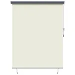 Rulou textil cu perdele Crem 200 x 250 cm Țesătură și Aluminiu GartenMobel Dekor
