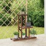 Suport pentru flori, 81x25x75,5 cm, lemn masiv de brad GartenMobel Dekor