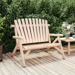 Bancă de grădină cu 2 locuri, 119x85x98 cm, lemn masiv molid GartenMobel Dekor