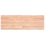 Blat masă, 120x40x(2-4) cm, maro, lemn tratat contur organic GartenMobel Dekor