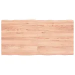 Blat masă, 120x60x(2-4) cm, maro, lemn tratat contur organic GartenMobel Dekor