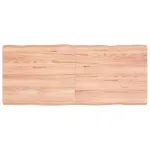 Blat masă, 140x60x(2-6) cm, maro, lemn tratat contur organic GartenMobel Dekor