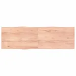 Blat masă, 160x50x(2-4) cm, maro, lemn tratat contur organic GartenMobel Dekor