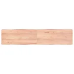 Blat masă, 180x40x(2-6) cm, maro, lemn tratat contur organic GartenMobel Dekor