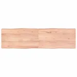 Blat masă, 180x50x(2-6) cm, maro, lemn tratat contur organic GartenMobel Dekor