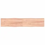 Blat masă, 200x40x(2-4) cm, maro, lemn tratat contur organic GartenMobel Dekor