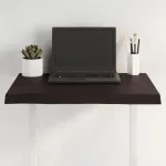 Blat masă, 60x60x(2-4) cm, maro, lemn tratat contur organic GartenMobel Dekor