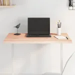 Blat masă 80x40x2 cm lemn masiv stejar netratat contur organic GartenMobel Dekor