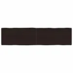 Blat masă, 160x40x(2-6) cm, maro, lemn tratat contur organic GartenMobel Dekor