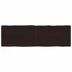 Blat masă, 160x50x4 cm, gri, lemn stejar tratat contur organic GartenMobel Dekor