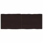 Blat masă, 160x60x4 cm, gri, lemn stejar tratat contur organic GartenMobel Dekor