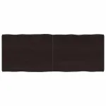 Blat masă, 160x60x6 cm, gri, lemn stejar tratat contur organic GartenMobel Dekor