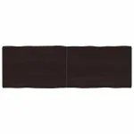 Blat masă, 180x60x4 cm, gri, lemn stejar tratat contur organic GartenMobel Dekor