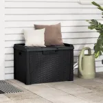 Cutie de depozitare pentru grădină, antracit, 125 L, PP GartenMobel Dekor
