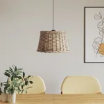 Abajur lustră, maro, Ø45x28 cm, răchită GartenMobel Dekor