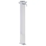 Coloană de apă de grădină, 100 cm, oțel inoxidabil, pătrat GartenMobel Dekor