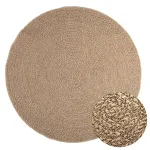 Covor ZIZUR, aspect iută, 160 cm, pentru interior și exterior GartenMobel Dekor
