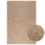 Covor ZIZUR aspect iută 120x170 cm, pentru interior și exterior GartenMobel Dekor