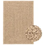 Covor ZIZUR aspect iută 160x230 cm, pentru interior și exterior GartenMobel Dekor