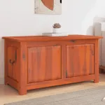 Cufăr de depozitare cu capac, maro, lemn masiv de acacia GartenMobel Dekor