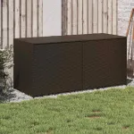 Ladă de depozitare pentru grădină, maro, 283 L, poliratan GartenMobel Dekor