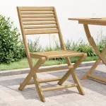 Scaune grădină pliante 2 buc. 48,5x61,5x87 cm lemn masiv acacia GartenMobel Dekor