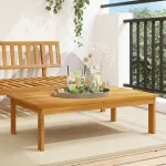 Masă de grădină, 100x60x30 cm, lemn masiv de acacia GartenMobel Dekor